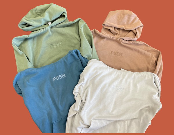 PUSH Desert Hoodie Collection - EMBROIDERED 