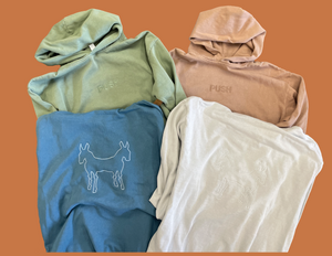 PUSH Desert Hoodie Collection - Front and Rear
